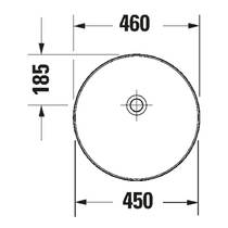 Раковина Duravit Vitrium 266146HB79 46 см синій матовий, фото №3