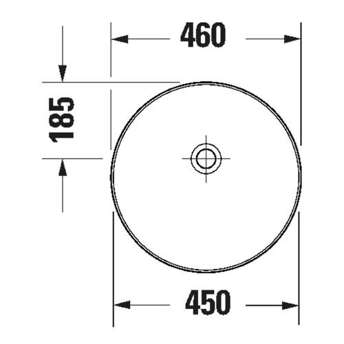 Раковина Duravit Vitrium 266146HB79 46 см синій матовий, фото 3