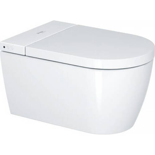 Унітаз-біде підвісний Duravit SensoWash Starck f Plus 650000012004320 з електронним сидінням, білий глянець, фото 1
