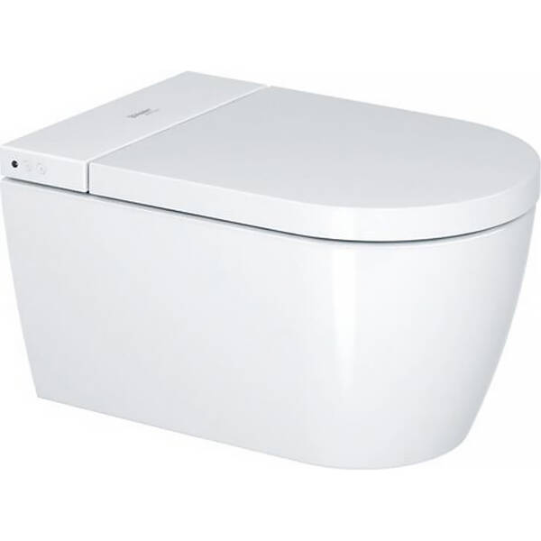 Унітаз-біде підвісний Duravit SensoWash Starck f Plus 650000012004320 з електронним сидінням, білий глянець, фото 1