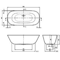 Ванна кварилова Villeroy & Boch Theano UBQ175ANH7F200V-01 175х80 см білий, фото №3