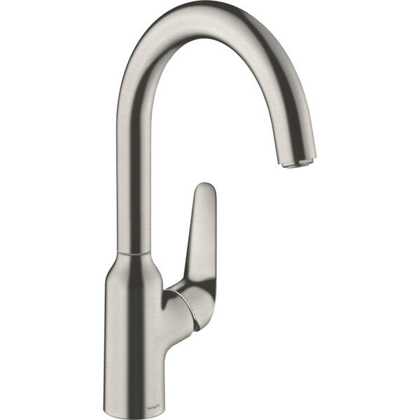 Змішувач для кухні Hansgrohe Focus M42 71802800 під сталь, фото 1