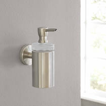 Дозатор для рідкого мила Hansgrohe Logis 40514820 сталь, фото №3