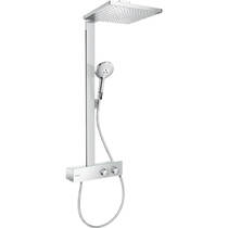 Душевая система Hansgrohe Raindance E Showerpipe 350 1jet EcoSmart 27362000 с термостатом хром, фото №1