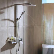 Душевая система Hansgrohe Raindance E Showerpipe 350 1jet EcoSmart 27362000 с термостатом хром, фото №3