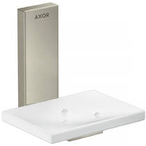 Мыльница Axor Universal Rectangular 42605800 с держателем, стальной, фото №1
