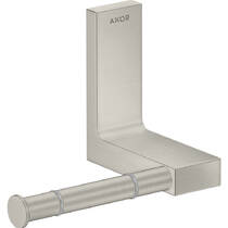 Держатель для туалетной бумаги Axor Universal Rectangular 42656800 без крышки, стальной, фото №1
