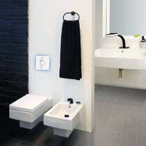Клавіша змиву Grohe Ondus Digitecture Light 38915LS0 з підсвічуванням, білий місяць, фото №5