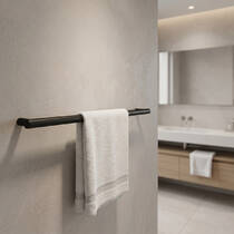 Тримач для рушників Decor Walther Bar HTE60 0856360 чорний матовий, фото №4