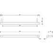 Тримач для рушників Decor Walther Bar HTE60 0856360 чорний матовий, фото 2