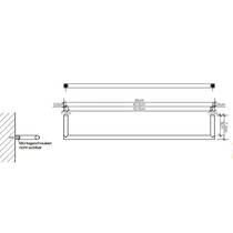 Тримач для рушників Decor Walther Mikado MK HTE45 0520816 рожеве золото, фото №2
