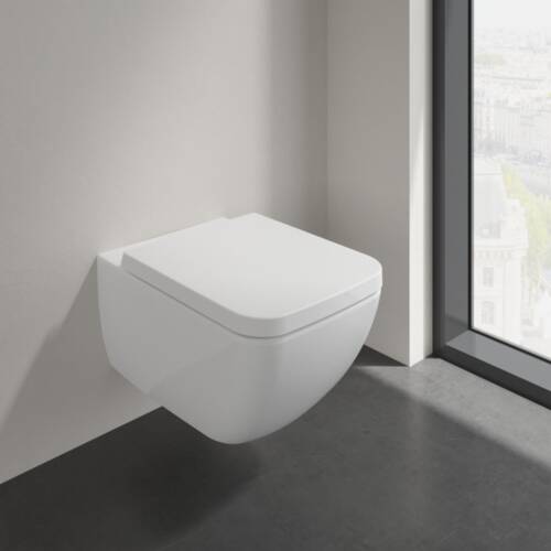 Унитаз подвесной Villeroy&Boch Collaro 4626HS01 + кришка Soft Close, QuickRelease 8M22S101, фото 2