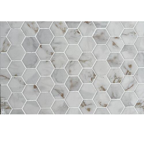 Мозаїка Mozaico De Lux (M)DPG007TM-086A-6 Marble Beige Line 31,7x32,5 см, фото 1