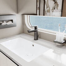 Змішувач для раковини Hansgrohe Talis E CoolStart 71713340 хром чорний матовий, фото №3