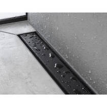 Решетка для душевого канала Hansgrohe RainDrain Match 56038670 с регулируемой высотой, черный матовый 800 мм, фото №4