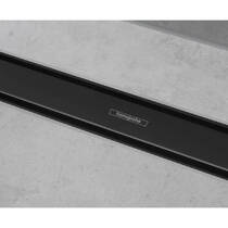 Решетка для душевого канала Hansgrohe RainDrain Match 56038670 с регулируемой высотой, черный матовый 800 мм, фото №3