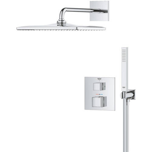 Душевая система скрытого монтажа с термостатом Grohe Grohtherm Cube 34868000, фото 2