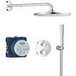 Душова система прихованого монтажу з термостатом Grohe Grohtherm 34869000, фото 1