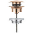Донний клапан для раковини Grohe 65807DL0 клік-клак, теплий захід сонця (брашоване рожеве золото), фото 2