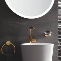 Тримач-кільце для рушників Grohe Essentials 40365DL1 теплий захід сонця (брашоване рожеве золото), фото 3