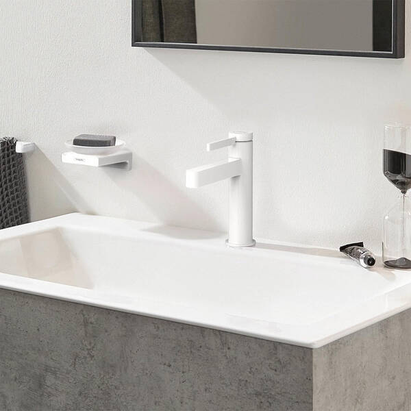 Смеситель для раковины Hansgrohe Finoris CoolStart 76024700, белый матовый, фото 3