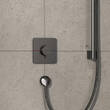 Смеситель скрытого монтажа для душа Hansgrohe ShowerSelect Comfort Q 15581340 с термостатом, на 1 потребитель, черный матовый хром, фото 4
