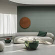 Керамограніт Italgraniti NU14BAR Nuances Giada Ribbed Sq. 60x120 см декор, фото 2