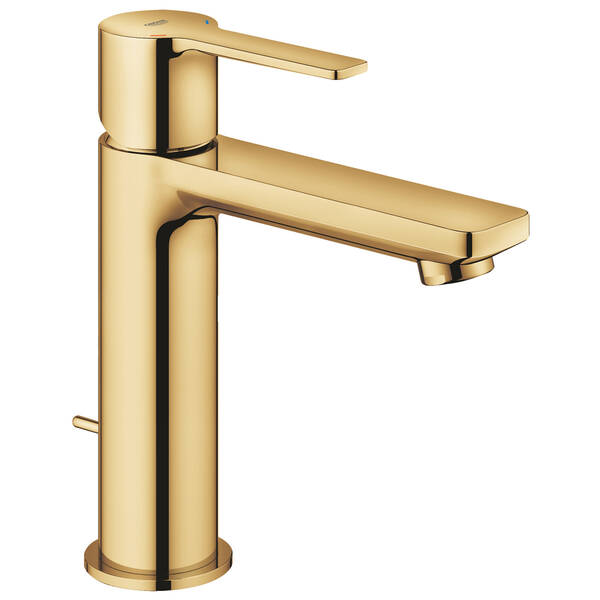 Змішувач для раковини Grohe Lineare 32114GL1 S-розмір, золото, фото 1