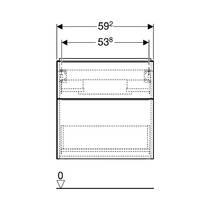 Тумба для раковини Geberit iCon 502.303.JR.1 підвісна, горіх темний, фото №4