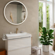 Змішувач для раковини Hansgrohe Tecturis S CoolStart EcoSmart+ 73340140 бронза матовий, фото №3