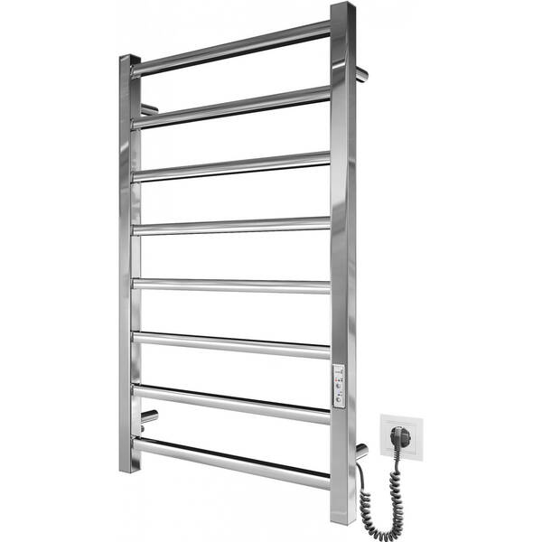 Рушникосушарка електрична Маріо Токіо-I 800х500/80 TR К 120 Вт, з таймером-регулятором, сатин, фото 2