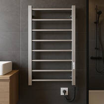 Полотенцесушитель электрический Марио Токио-I 800х500/80 TR К 120 Вт, с таймером-регулятором, сатин, фото №1