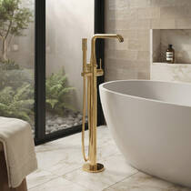 Змішувач для ванни Grohe Essence 25248GL1 підлоговий, золото