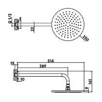 Душова система прихованого монтажу Gessi Rettangolo 44602-031, 44655-031, 59148-031, фото №3