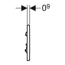 Клавиша смыва Geberit Sigma 116.017.JQ.1 пневматическая, хром матовый, фото №4