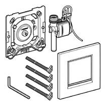 Клавиша смыва Geberit Sigma 116.017.JQ.1 пневматическая, хром матовый, фото №2