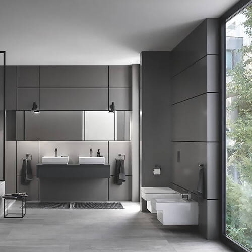 Змішувач для біде Grohe Eurocube 23138AL0 з донним клапаном, графіт, фото 4