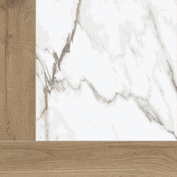 Керамограніт Ceramica Deseo Overlay Marble 60x60 см, фото 1