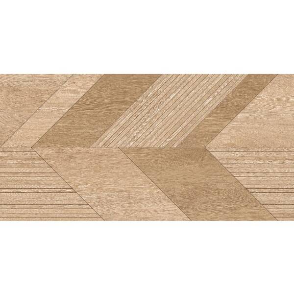 Керамограніт Almera Ceramica (Spain) Couvet Wood Art Deco 75x150 см, фото 3