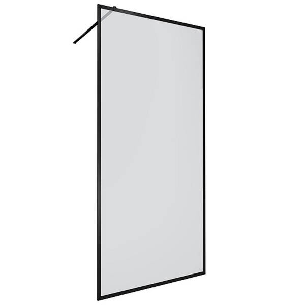Душевое ограждение Walk-In Devit Style DS80200B 80x200 см, профиль черный мат, фото 1