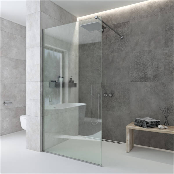 Душевое ограждение Walk-In Devit Style DS120200 120x200 см, профиль хром, фото 2