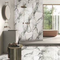 Керамограніт Almera Ceramica-2 Piedra Oro Pol 60x120см, фото №5