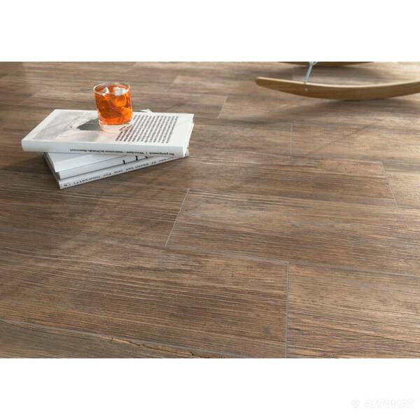 Керамограніт Cersanit Finwood Ochra 18,5x59,8 см, фото 3