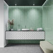 Плитка WOW 124934 Grace O Sage Gloss 7,5х30 см, фото 2