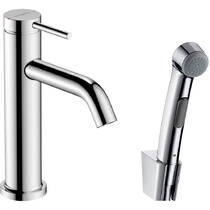 Змішувач для раковини Hansgrohe Tecturis S 73211000 з гігієнічним душем, хром, фото №1