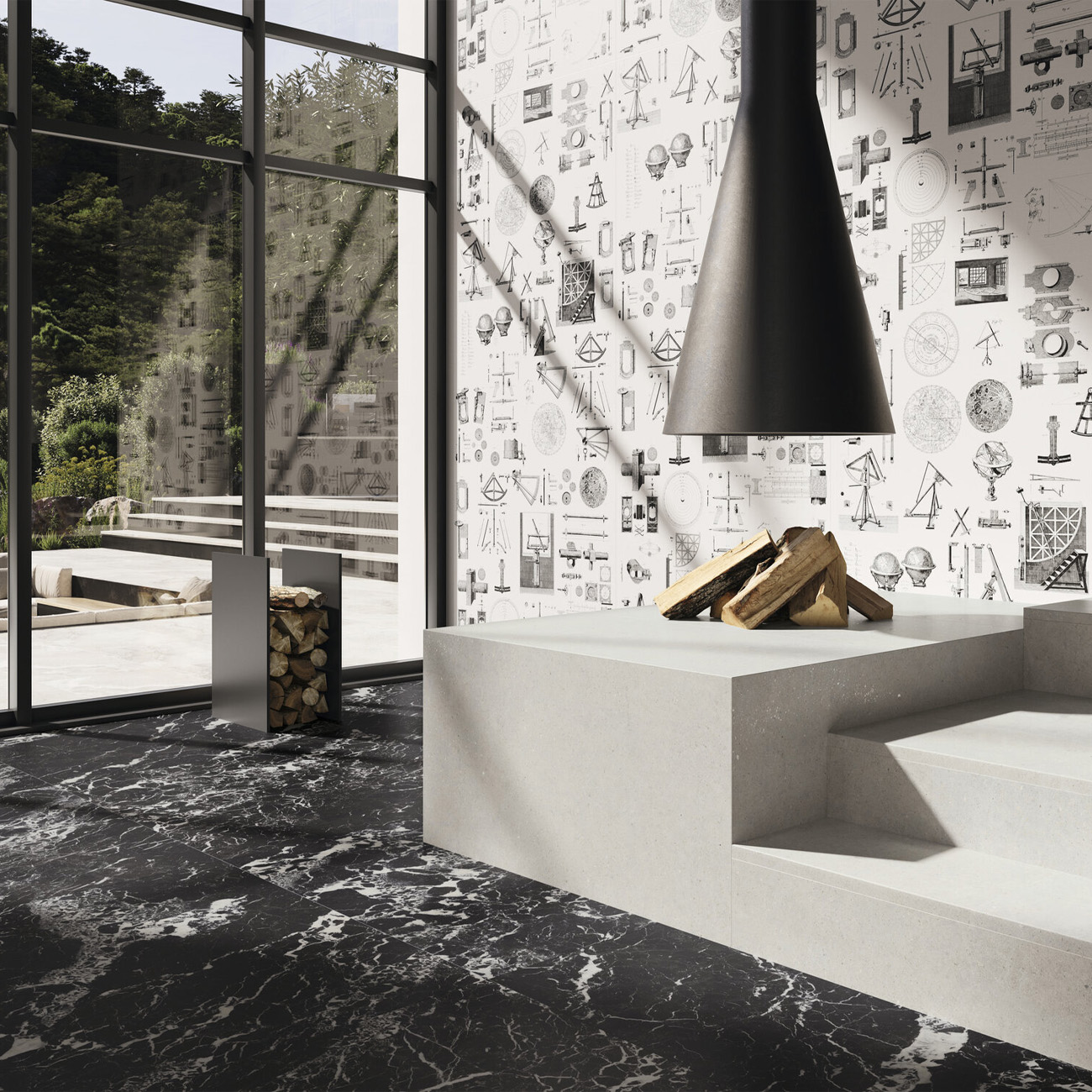 BLACK HISPANIA MATT RECT 60X120 (1 сорт)