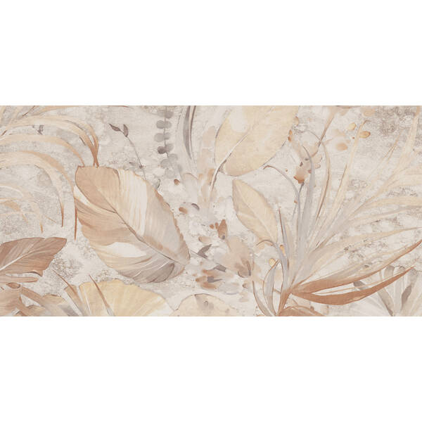 Керамограніт Azteca Decorado Lily Soft  Ivory 60x120 см, фото 1