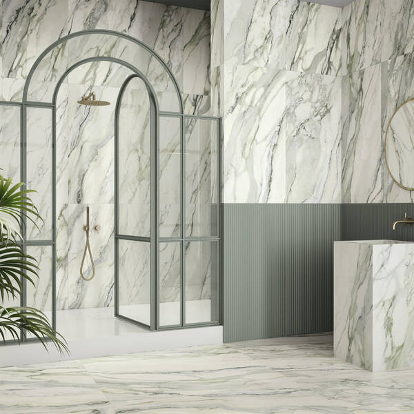 Керамогранит APE Arabescato Clover Green Matt Rect 60x120 см, фото 2