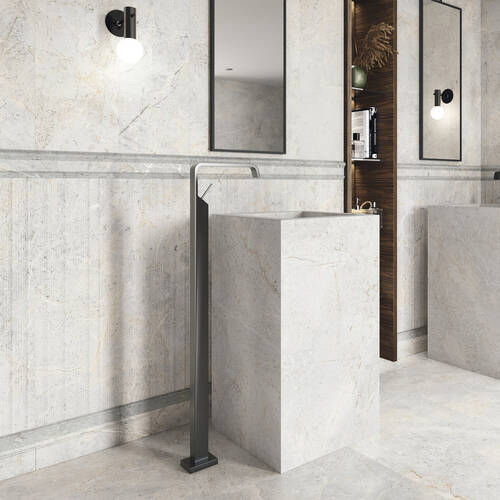 Фриз APE Cenefa Augustus Pearl 10х30 см, фото 2