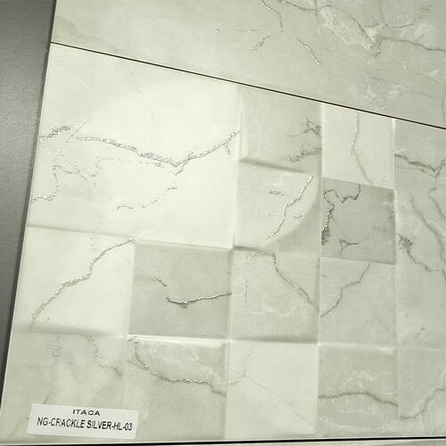 Плитка Ceramica Deseo Ng Cracle Silver Hl Decor 30x90 см, фото 3